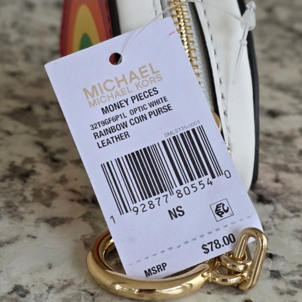 Michael Kors Rainbow Small Coin Wallet - Picture 7 of 8
